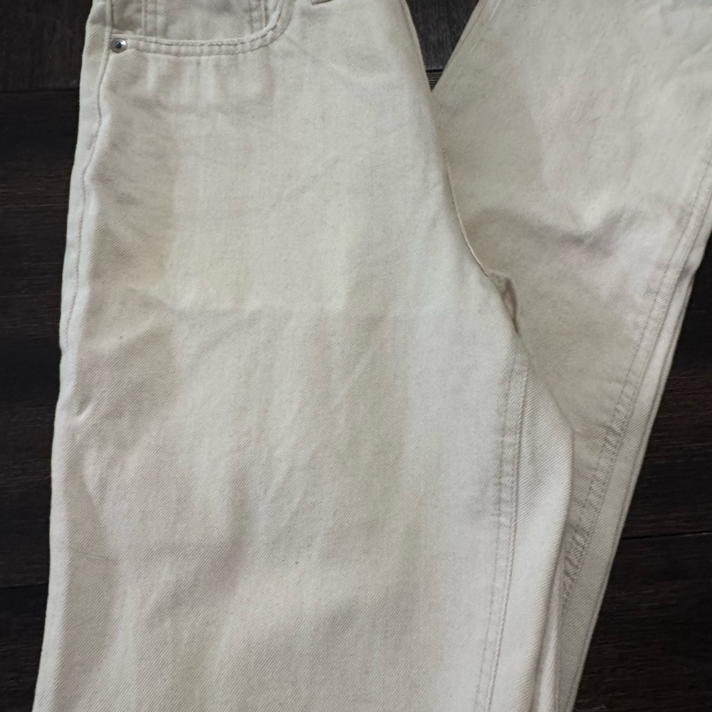 J. Crew Women's Straight Leg Jeans - Cream